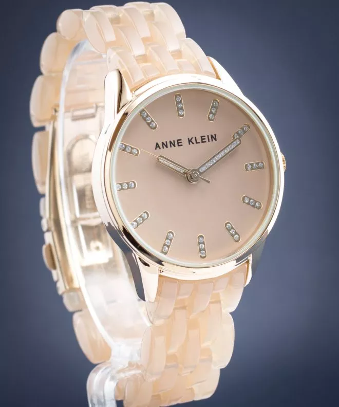 Anne Klein Ceramic Women's Watch AK-2616TNGB