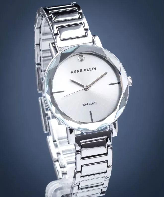 Anne Klein Diamond Men's Watch AK-3279SVSV