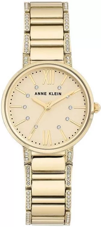 Anne Klein Gold-Tone Women's Watch AK-3200CHGB