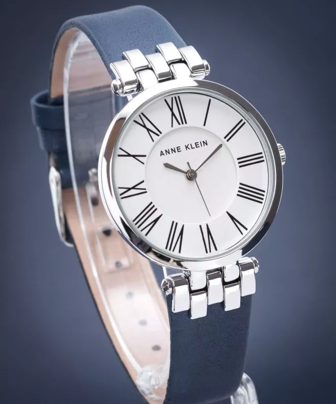 Anne Klein Leather Women's Watch AK-2619SVDB