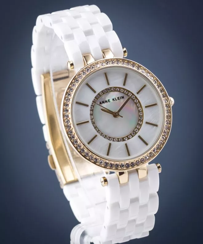 Anne Klein Swarovski Crystal Accented Women's Watch AK-2620WTGB