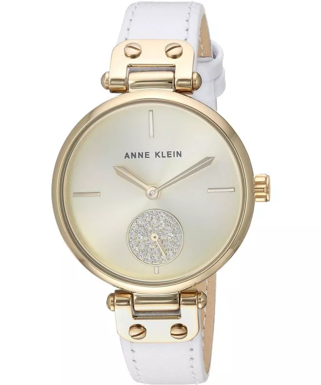 Anne Klein Swarovski Crystal Accented Women's Watch AK/3380CHWT