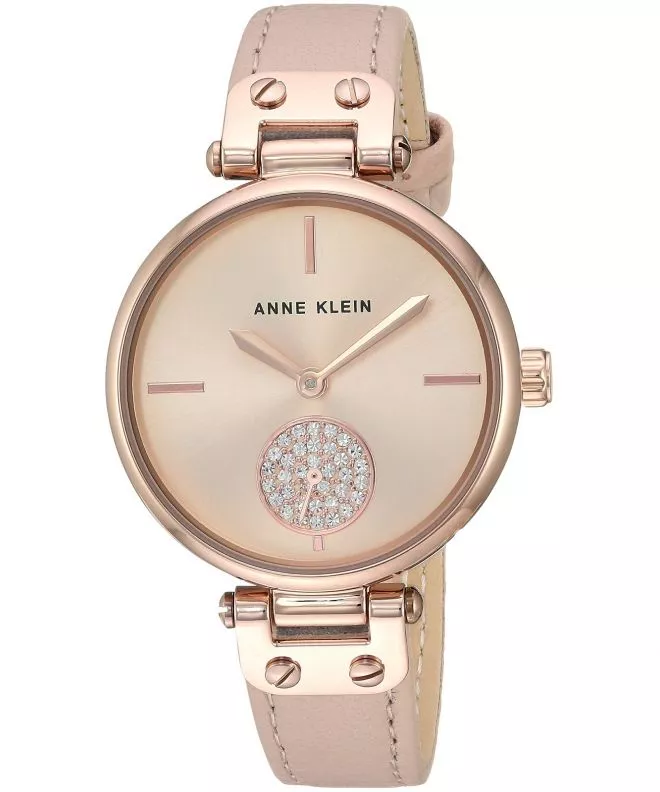 Anne Klein Swarovski Crystal Accented Women's Watch AK/3380RGLP