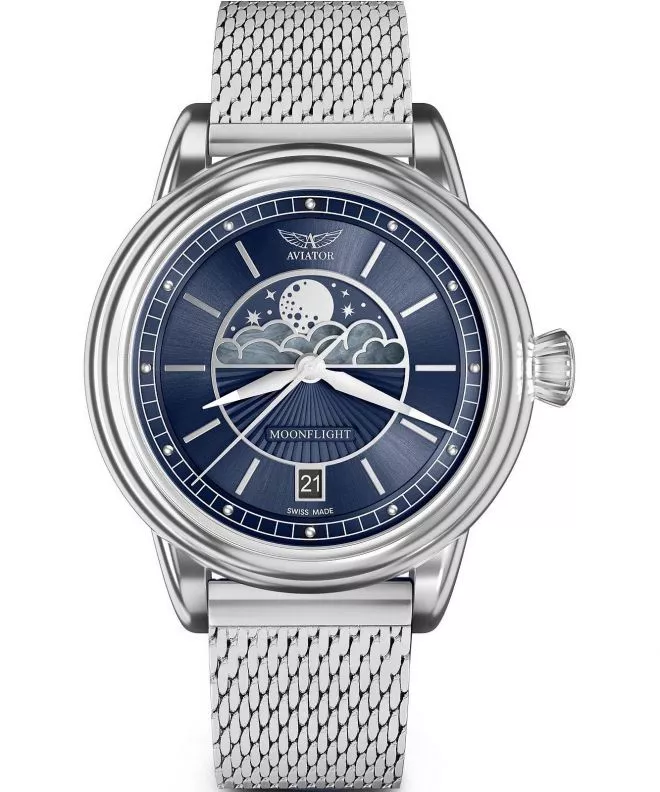 Aviator Douglas Moonflight Limited Edition watch V.1.33.0.255.5