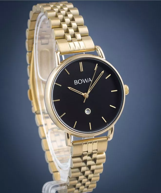BOWA Milan Black Gold Steel 34 watch MI344-14-164S