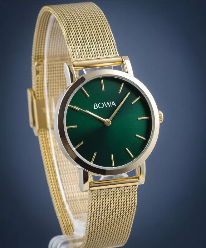 BOWA Tokyo Green Gold Mesh 33 watch TO334-04-164M