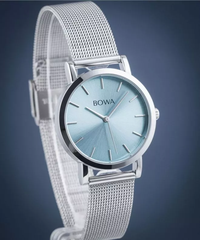 BOWA Tokyo Ice-Blue Silver Mesh 33 watch TO335-95-165M