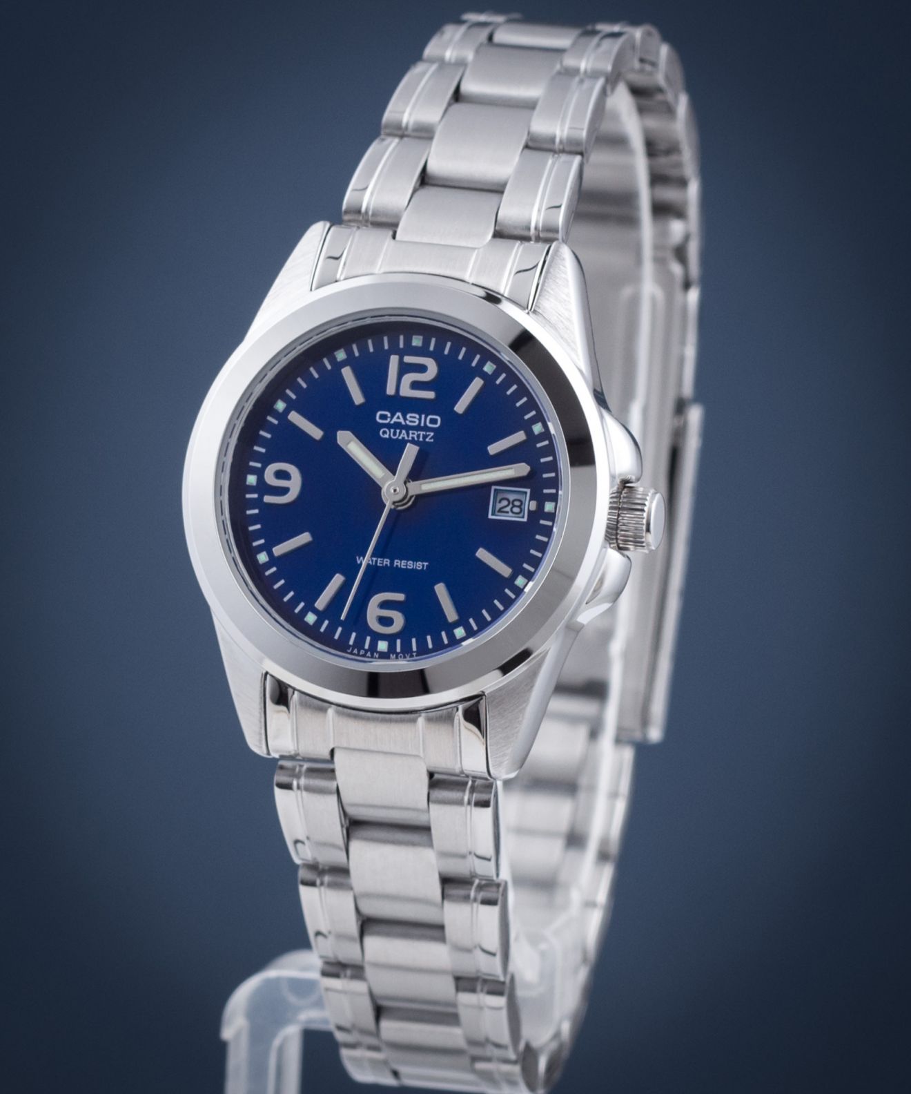 Casio Collection LTP-1259PD-2AEF – Orologio Da Polso Donna In Acciaio, Vetro Minerale, Display Data, Illuminazione Neobrite - 3