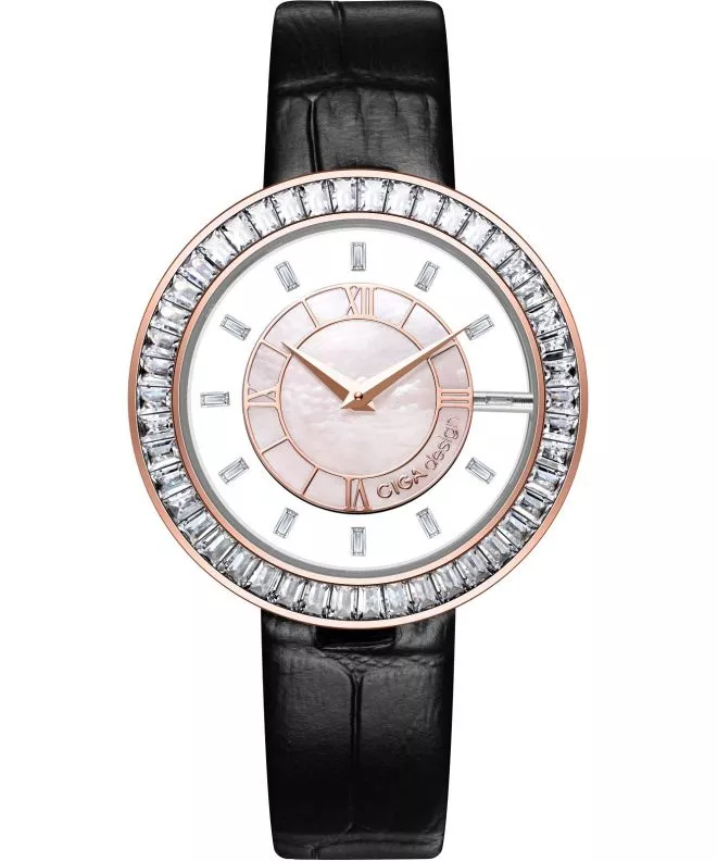 Ciga Design D Series SPARKLE watch D022-REWH-1BK
