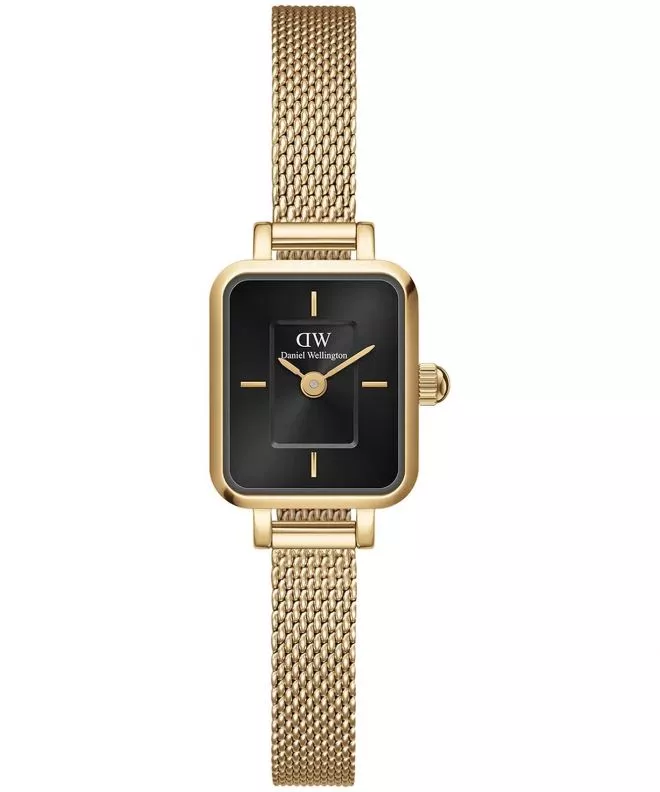 Daniel Wellington Quadro Mini Evergold Onyx 15 ladies watch DW00100652
