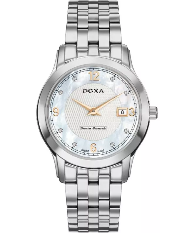 Doxa Executive Genuine Diamonds Automatic Women's Watch D168SWH