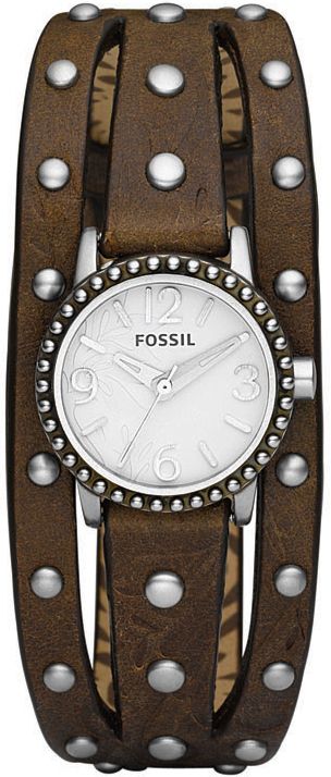 Fossil Orologio Donna Con Cinturino In Pelle Ricamato – Quadrante Champagne, Movimento Al Quarzo, Impermeabile 5 ATM - 4