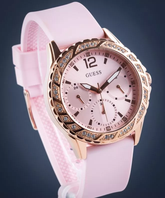 Guess Sparkling Pink Women's Watch W0032L9