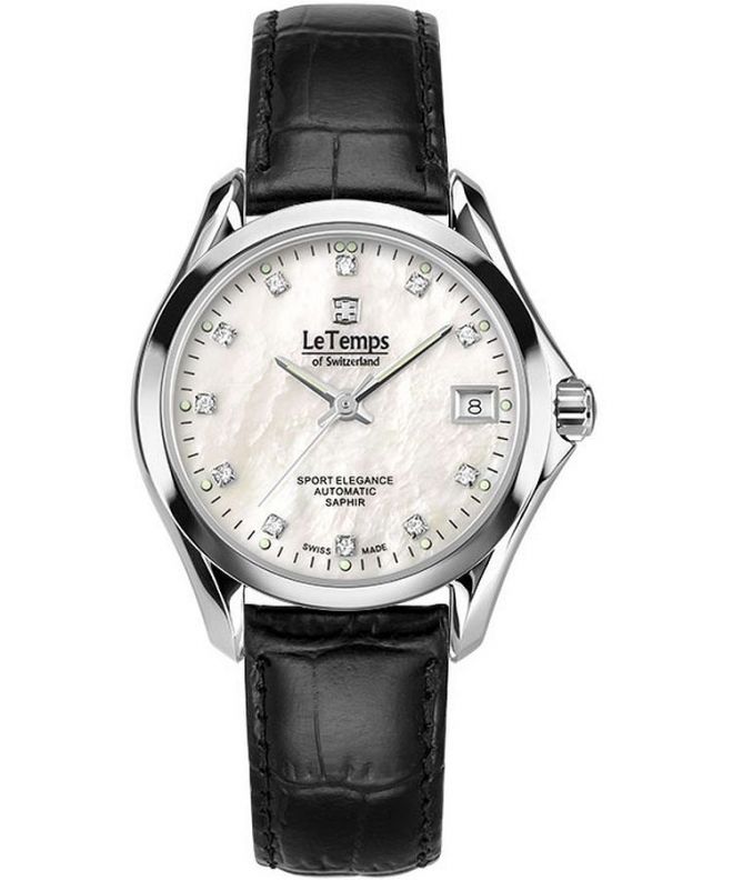 LeTemps SPORT ELEGANCE GENT AUTOMATIC SAPHIR WATCH 100M