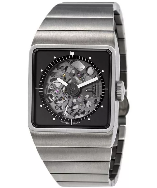 Lip Big TV Titanium Automatic Skeleton watch 671656
