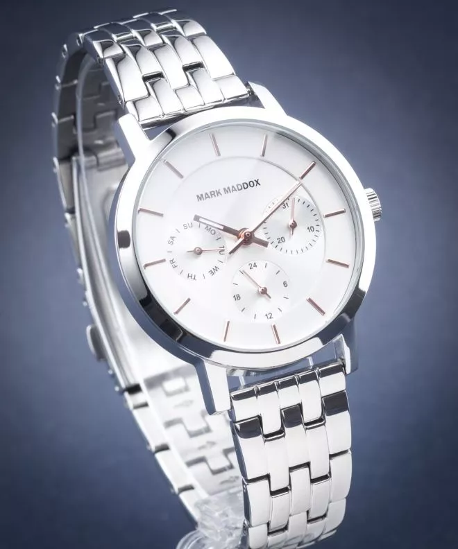 Mark Maddox Trendy Silver Women's Watch MM7015-17