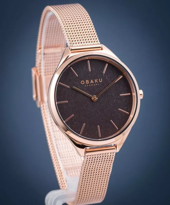 Obaku Kafee Chocolate watch V257LHVNMV