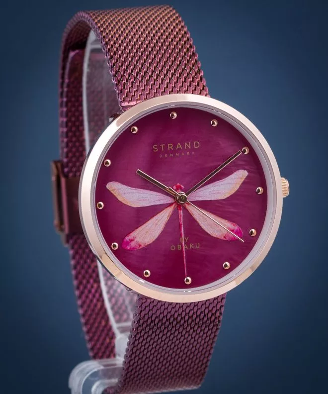 Strand by Obaku Dragonfly ladies watch S700LXVDMD-DDP