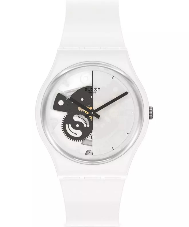 Swatch Bioceramic Live Time White watch SO31W101