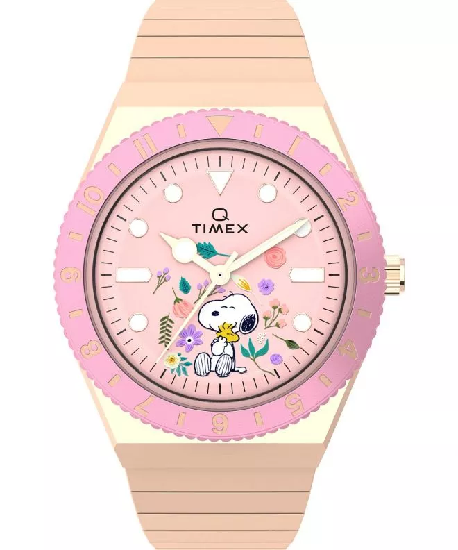 Timex X Peanuts® Q Timex® In Bloom watch TW2W83800