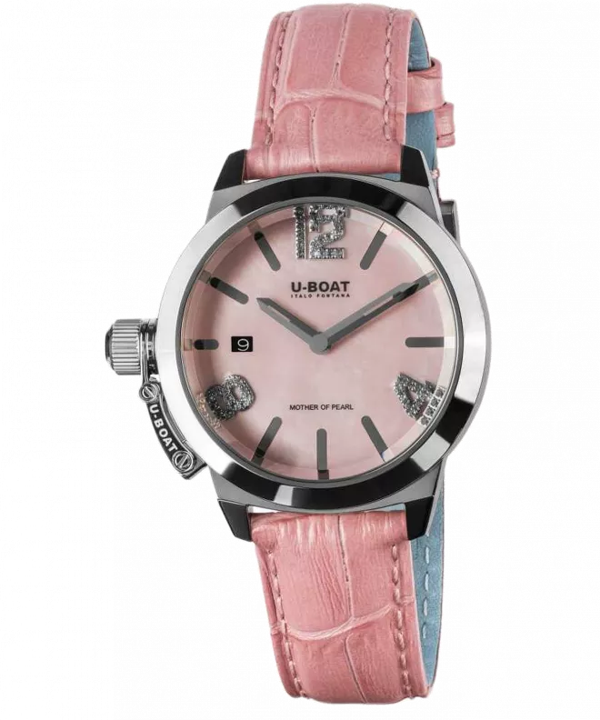 U-BOAT Classico 38 Pink Mother Of Pearl watch 8480