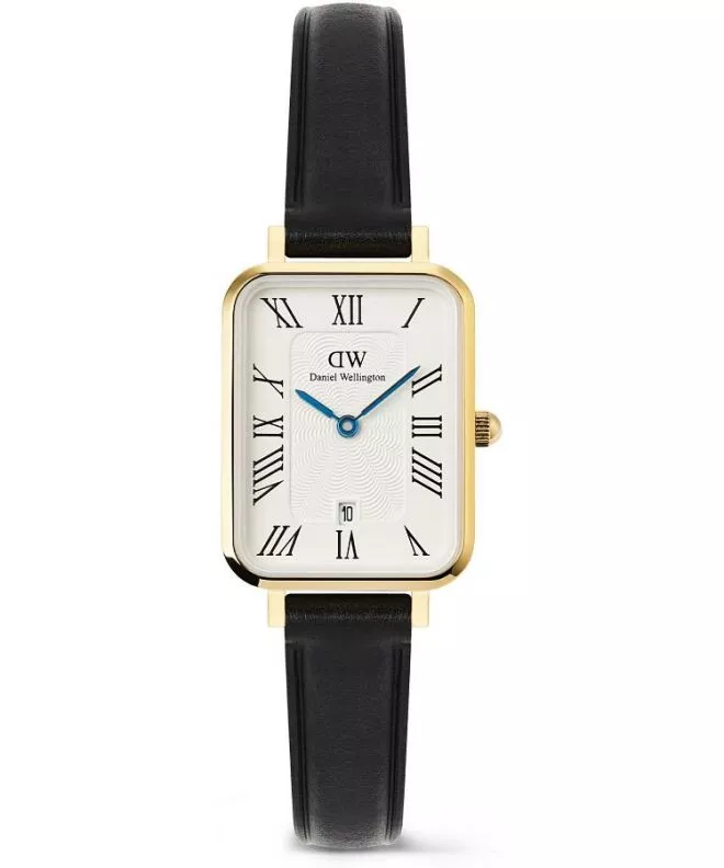 Daniel Wellington Quadro Roman Numerals Date Sheffield Gold ladies watch DW00100865