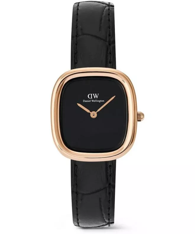 Daniel Wellington Margot Reading Onyx Ceramic Rose Gold ladies watch DW00100881