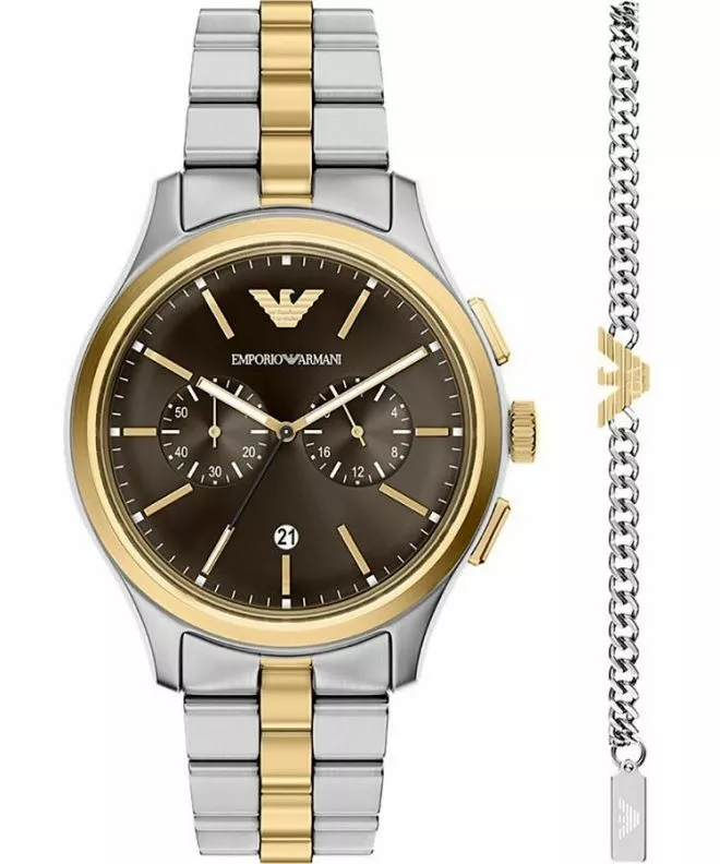 Emporio Armani Dario Chronograph gents watch AR80084SET