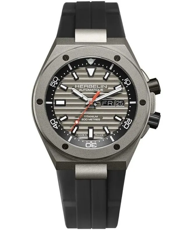 Herbelin Cap Camarat Automatic Titanium gents watch 1745TITICA