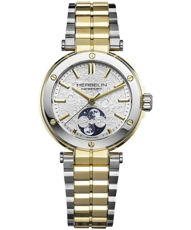 Herbelin Newport Moonphase Automatic ladies watch 2879BT1N11
