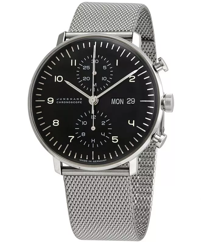 Junghans max bill Chronoscope Automatic Men's Watch 027/4500.49