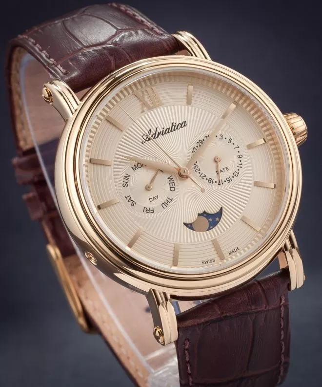 Adriatica with a Moonphase Indicator Men's Watch A8236.1261QF