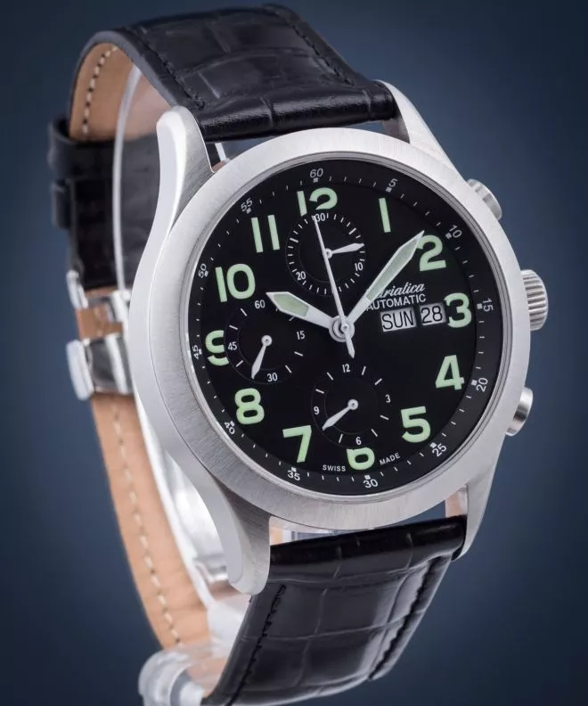 Adriatica Limited Mechanicalal Valjoux 7750 Men's Watch A8102.5224CH