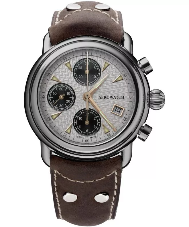 Aerowatch 1942 Chrono Automatic Men's Watch 61901-AA09-S
