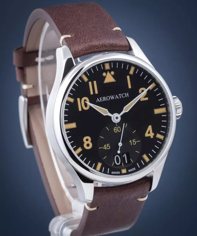Aerowatch Renaissance Aviateur Quartz Men's Watch 39982-AA09