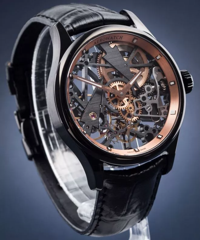 Aerowatch Renaissance Skeleton Fir Tree Men's Watch 50981-NO12