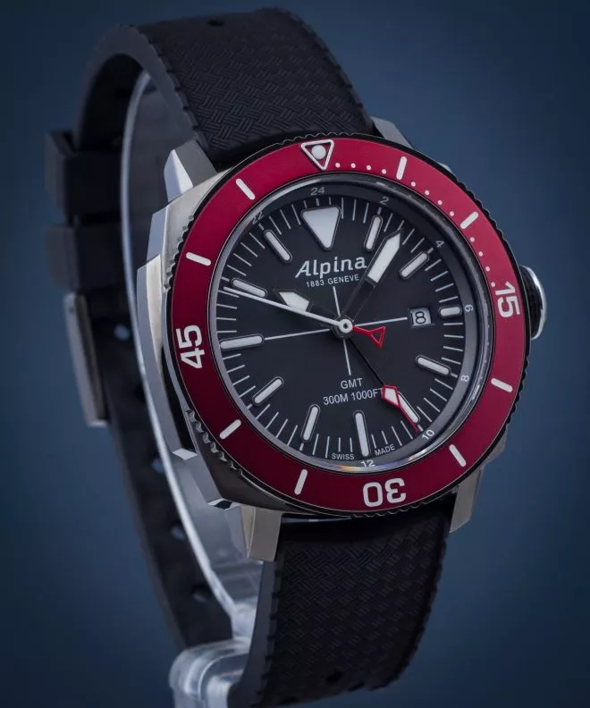 Alpina Seastrong Diver 300 GMT Men's Watch AL-247LGBRG4TV6