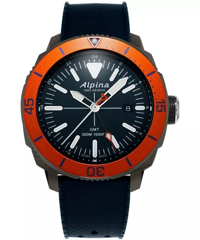 Alpina Seastrong Diver 300 GMT Men's Watch AL-247LNO4TV6