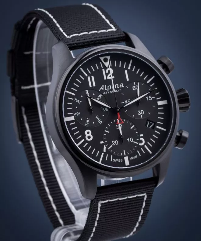 Alpina Startimer Pilot Chronograph Men's Watch AL-371BB4FBS6