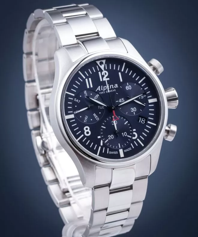 Alpina Startimer Pilot Chronograph Men's Watch AL-371NN4S6B