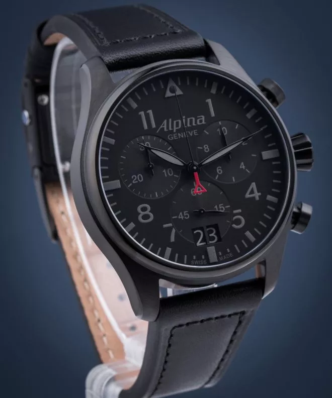 Alpina Startimer Pilot Shadow Line Chronograph Men's Watch AL-372BB4FBS6