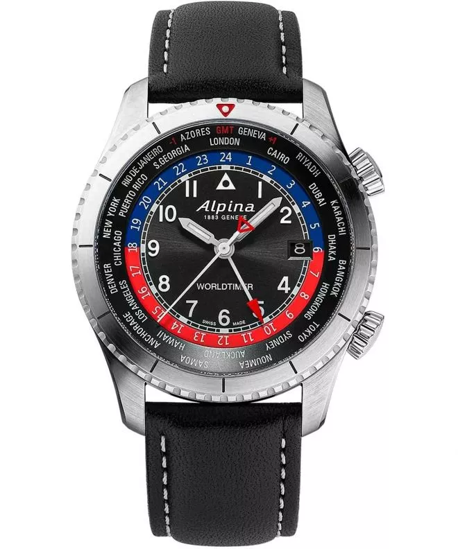 Alpina Startimer Pilot Worldtimer  watch AL-255BRB4S26