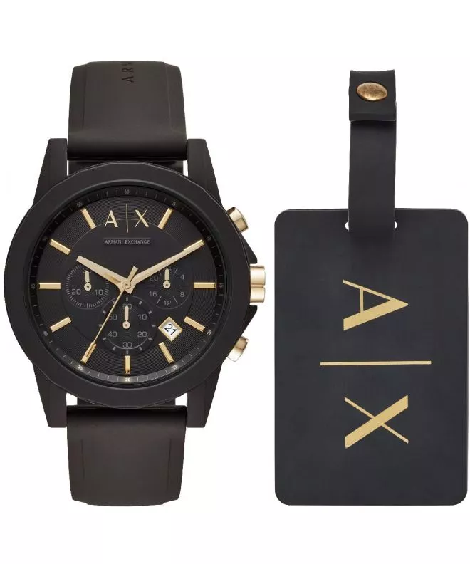 Armani Exchange Outerbanks Chronograph Gift Set Men's Watch AX7105