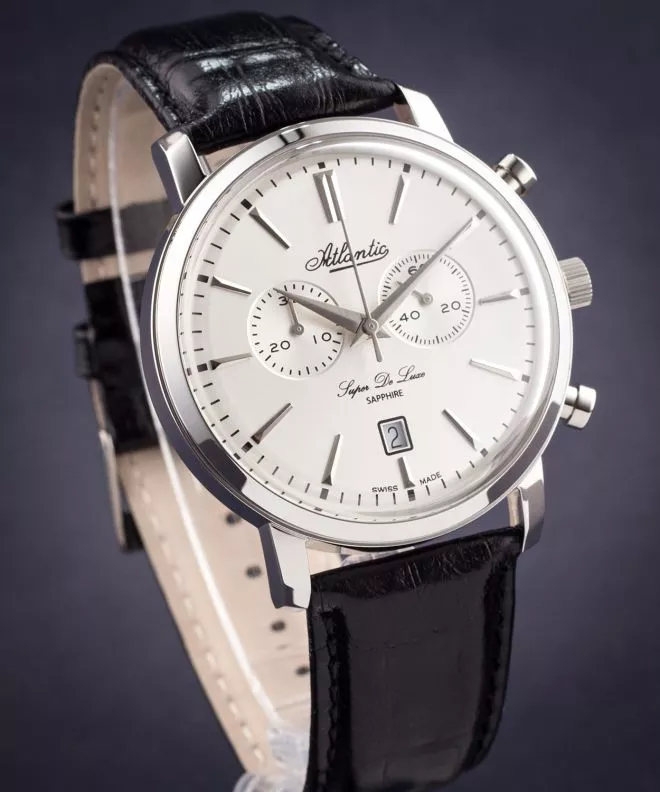 Atlantic Super De Luxe Chronograph Men's Watch 64451.41.21