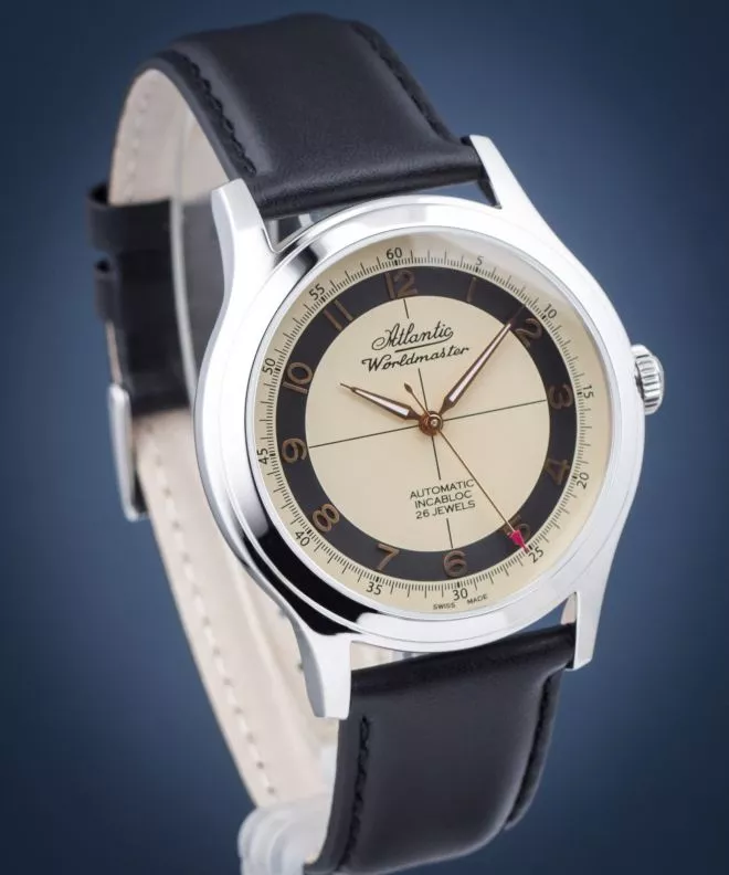 Atlantic Worldmaster Automatic Incabloc Men's Watch 53754.41.93RBK