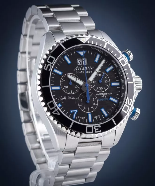 Atlantic Worldmaster Driver 777 Krzysztof Holowczyc Chronograph Limited Edition Men's Watch 55475.47.65BP