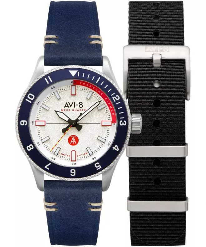 AVI-8 Flyboy Tuskegee Airmen Limited Edition SET  watch AV-4103-03