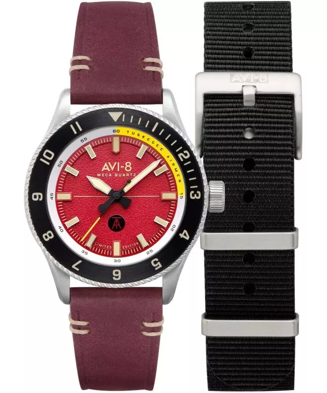 AVI-8 Flyboy Tuskegee Airmen Limited Edition SET  watch AV-4103-04