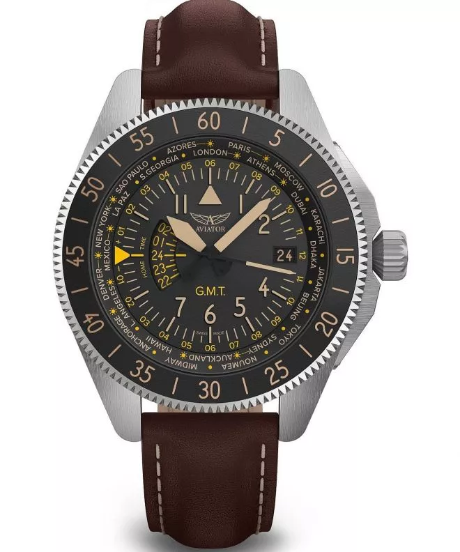 Aviator Airacobra GMT watch V.1.37.0.303.0