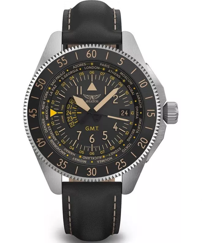 Aviator Airacobra GMT watch V.1.37.0.303.4